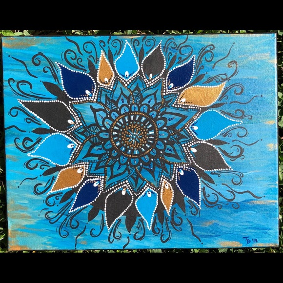 Original painting wall art acrylic on canvas - Picture 2 of 11